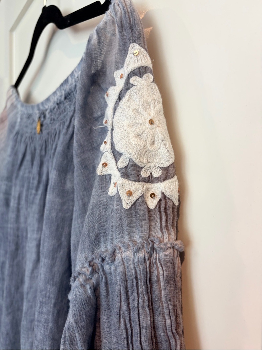 Ruby Yaya Embroidered Boho Top – - Picture 9 of 9